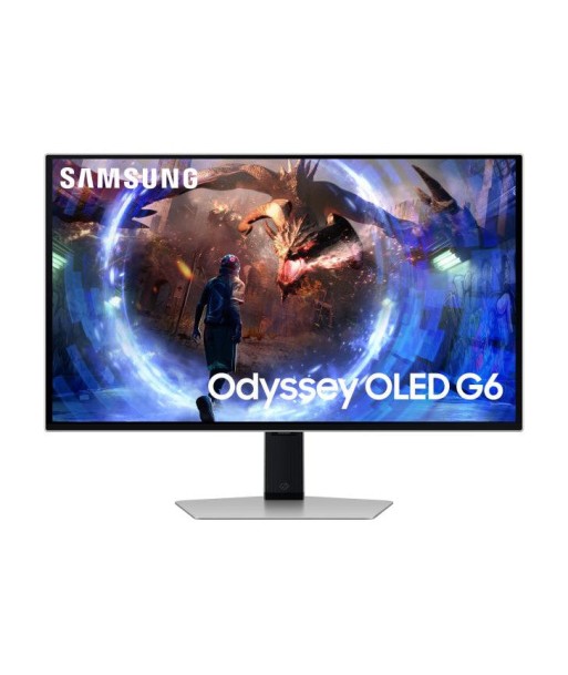 Samsung G60SD Ã©cran plat de PC 68,6 cm (27") 2560 x 1440 pixels Quad HD OLED Argent pas cher