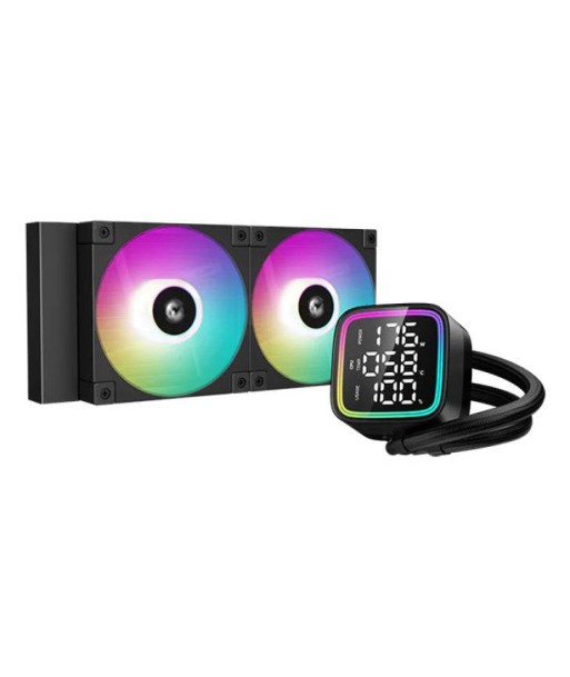 DeepCool LD240 Processeur Refroidisseur de liquide tout-en-un 12 cm Noir 1 piÃ¨ce(s) la chaussure