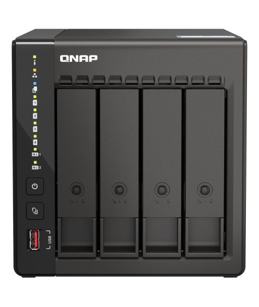 QNAP TS-453E NAS Tower IntelÂ® CeleronÂ® J6412 8 Go QNAP QTS Noir prix pour 