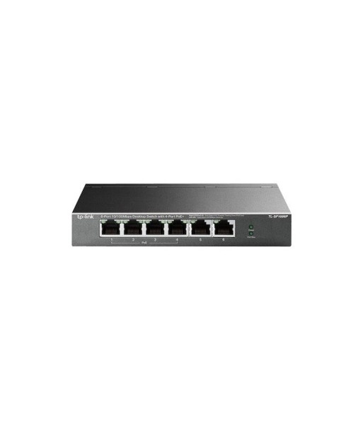 TP-LINK TL-SF1006P - Switch de bureau 6 ports 10/100 Mbps avec 4 ports PoE+ prix pour 