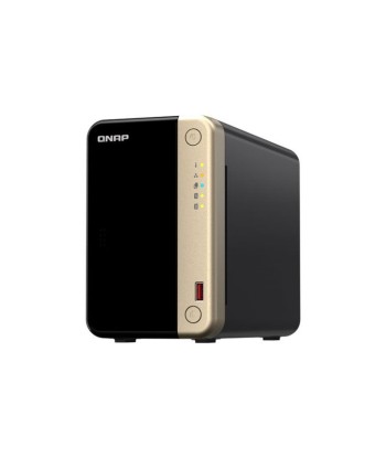 QNAP TS-264 NAS Tower IntelÂ® CeleronÂ® N5095 8 Go QNAP QTS Noir, Or Voir les baskets