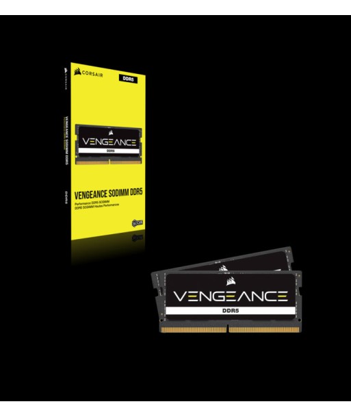 CORSAIR VENGEANCE SODIMM DDR5 32 GO (1X 32GO) 4800 MHZ NOIR offre 