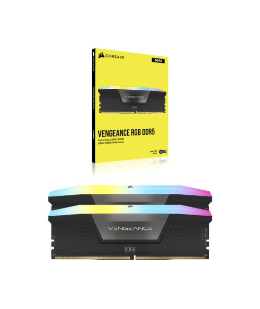 Corsair Vengeance RGB CMH32GX5M2B5600C40K module de mÃ©moire 32 Go 2 x 16 Go DDR5 5600 MHz Véritable concentré