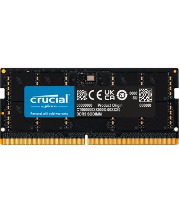 CRUCIAL SODIMM 32G (1x32G) DDR5-4800 *CT32G48C40S5 50% de réduction en Octobre 2024