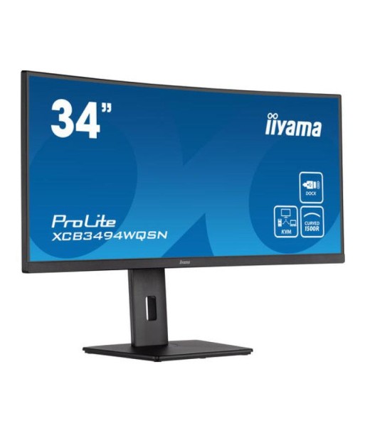 iiyama ProLite XCB3494WQSN-B5 LED display 86,4 cm (34") 3440 x 1440 pixels UltraWide Quad HD Noir Faites des économies