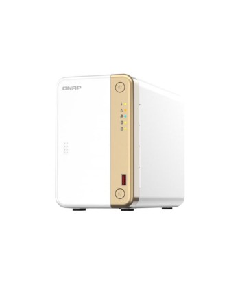 QNAP TS-262 NAS Tower IntelÂ® CeleronÂ® N4505 4 Go QNAP QTS Or, Blanc l'achat 