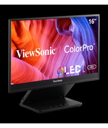 Viewsonic VP Series VP16-OLED Ã©cran plat de PC 40,6 cm (16") 1920 x 1080 pixels Full HD Noir de l' environnement