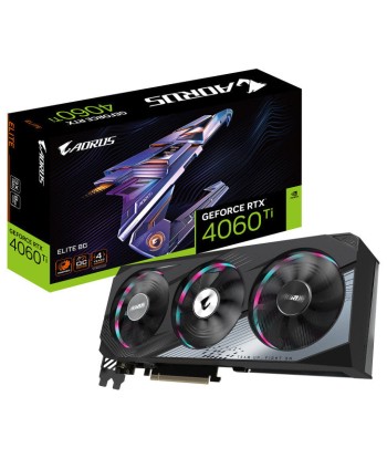 GIGABYTE AORUS GeForce RTX 4060 Ti ELITE 8G NVIDIA 8 Go GDDR6 soldes