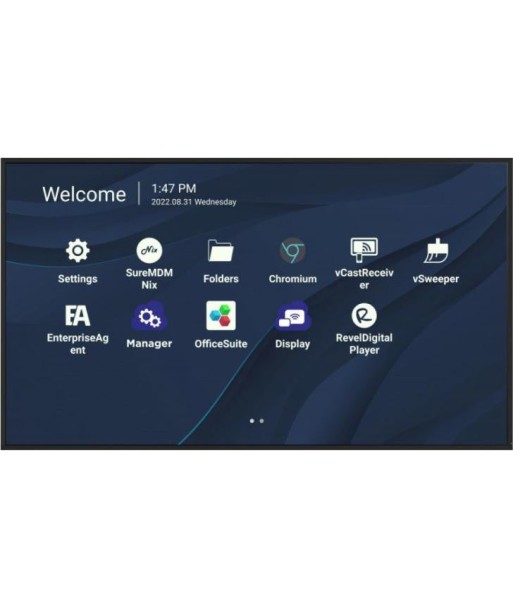 Viewsonic CDE7530 affichage de messages 190,5 cm (75") Wifi 450 cd/mÂ² 4K Ultra HD Noir IntÃ©grÃ© dans le processeur Android 11 prix