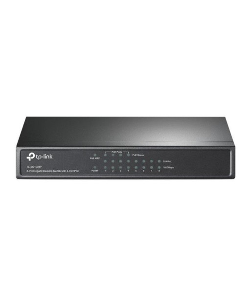 TP-Link TL-SG1008P GÃ©rÃ© Gigabit Ethernet (10/100/1000) Connexion Ethernet, supportant l'alimentation via ce port (PoE) Gris vous aussi creer 