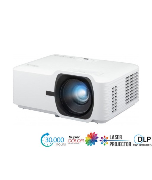 Viewsonic LS740W vidÃ©o-projecteur Projecteur Ã focale standard 5000 ANSI lumens WXGA (1200x800) Blanc Profitez des Offres !