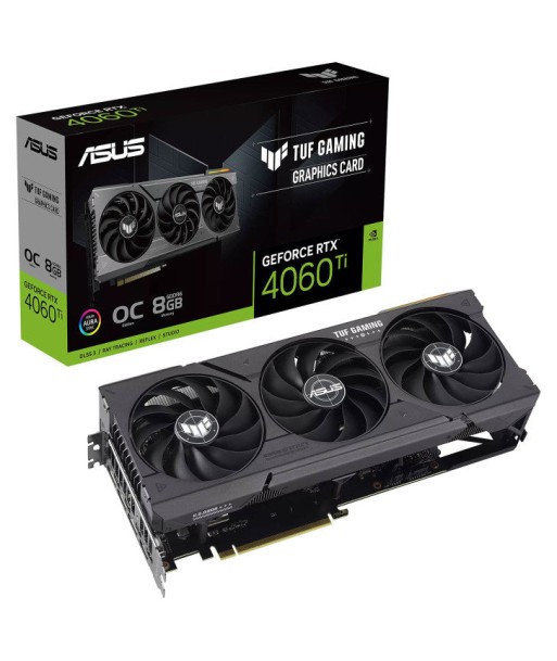 ASUS TUF Gaming TUF-RTX4060TI-O8G-GAMING NVIDIA GeForce RTX 4060 Ti 8 Go GDDR6 Les magasins à Paris et en Île-de-France