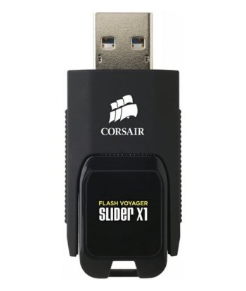 Corsair Voyager Slider X1 256GB lecteur USB flash 256 Go USB Type-A 3.2 Gen 1 (3.1 Gen 1) Noir la livraison gratuite