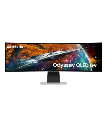 Samsung G95SC Ã©cran plat de PC 124,5 cm (49") 5120 x 1440 pixels Dual QHD OLED Argent s'inspire de l'anatomie humaine