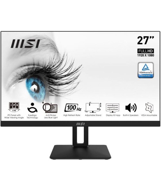 MSI Pro MP271AP Ã©cran plat de PC 68,6 cm (27") 1920 x 1080 pixels Full HD LCD Noir des créatures d'habitude